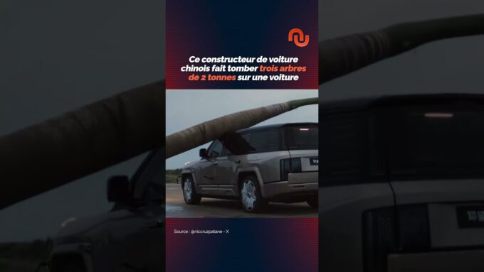 Cette voiture résiste à 3 ARBRES de 2 TONNES !